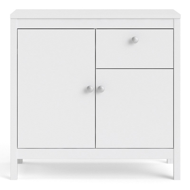 Madrid Sideboard 2 doors + 1 drawer in White