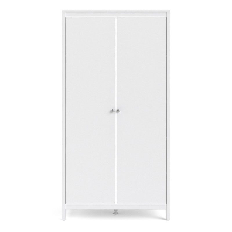 Madrid Wardrobe with 2 doors in White