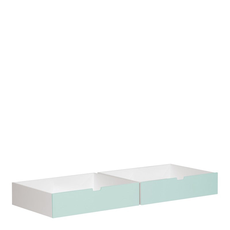 Manis-h 2 Underbed Drawers in Azur Mint for Manis-h Day Bed & Bunk Bed