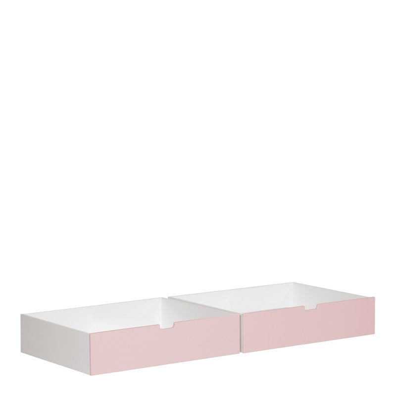 Manis-h 2 Underbed Drawers in Light Rose for Manis-h Day Bed & Bunk Bed