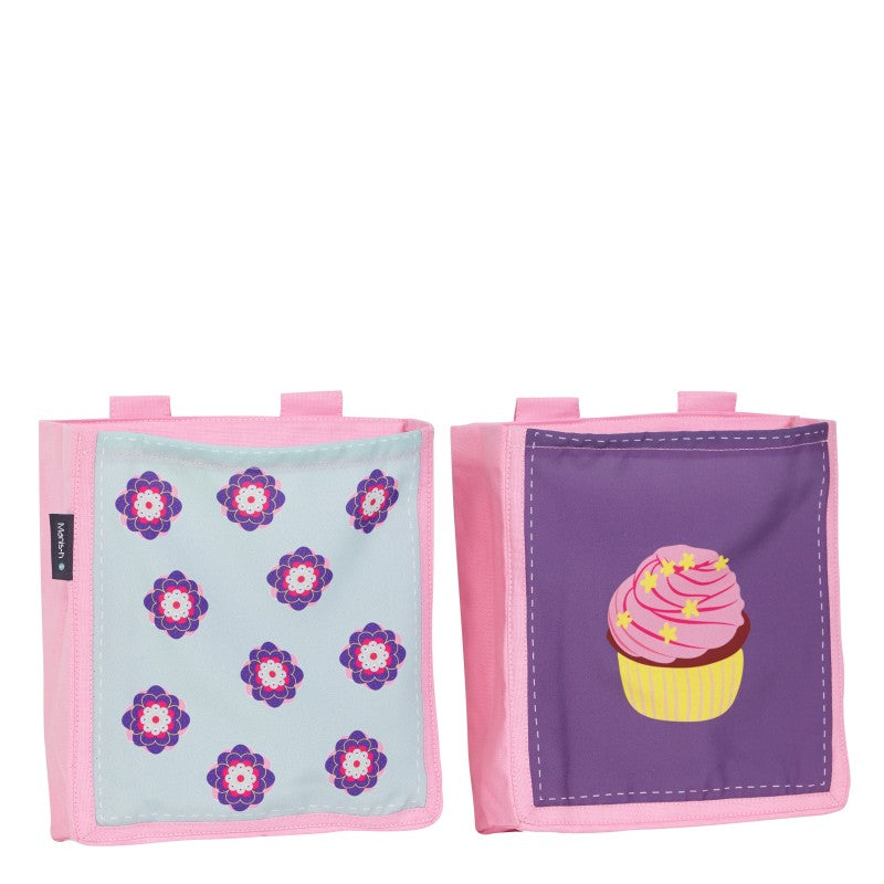 Manis-h 2 Bed Pockets in a Cup cake & Flower Design