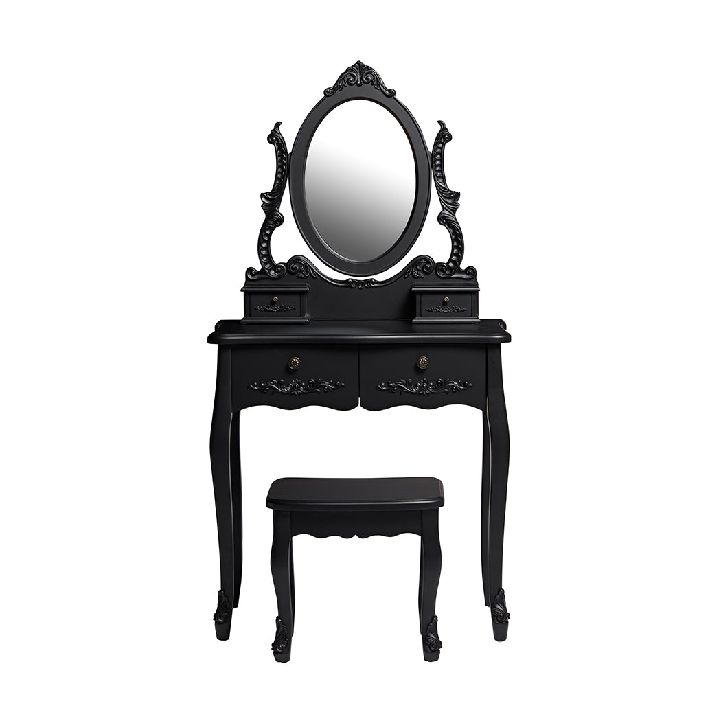 Antoinette Dressing Table Black