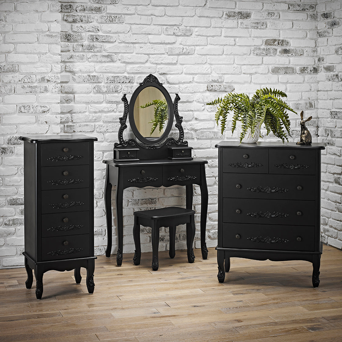 Antoinette Dressing Table Black