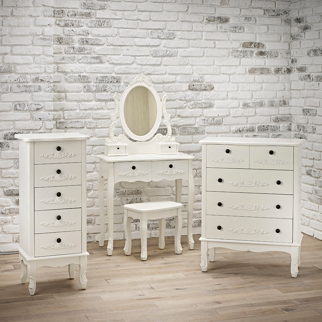 Antoinette Dressing Table White