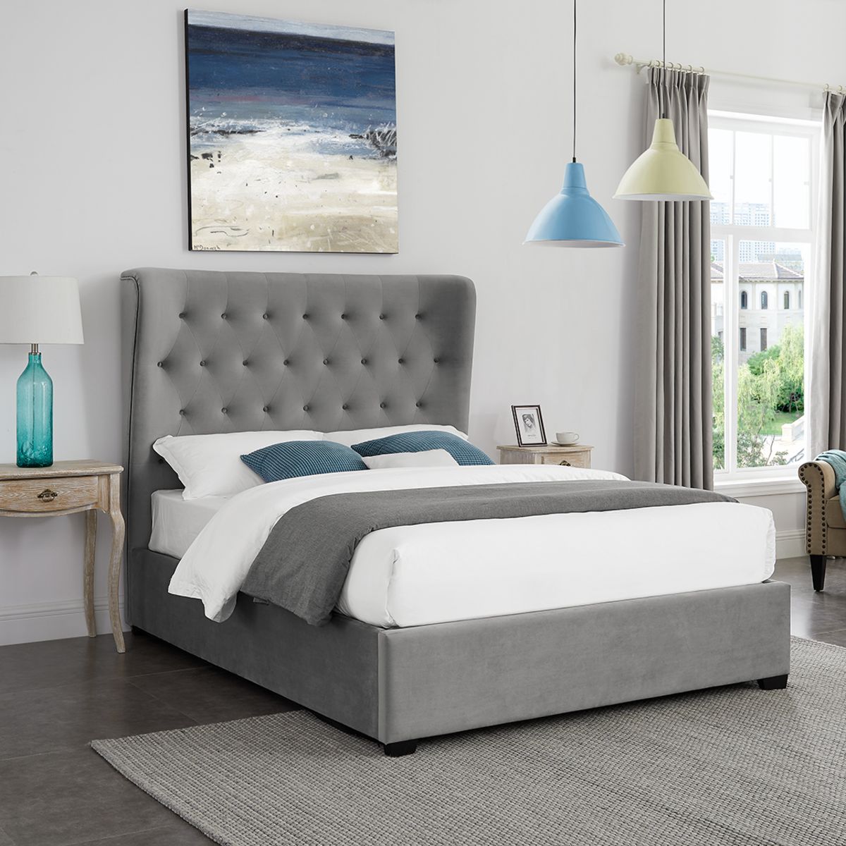 Belgravia Grey Double Bed