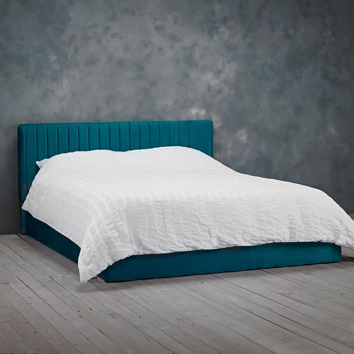 Berlin Teal Double Bed