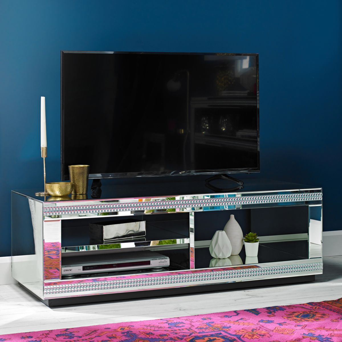 Biarritz Mirrored TV Unit