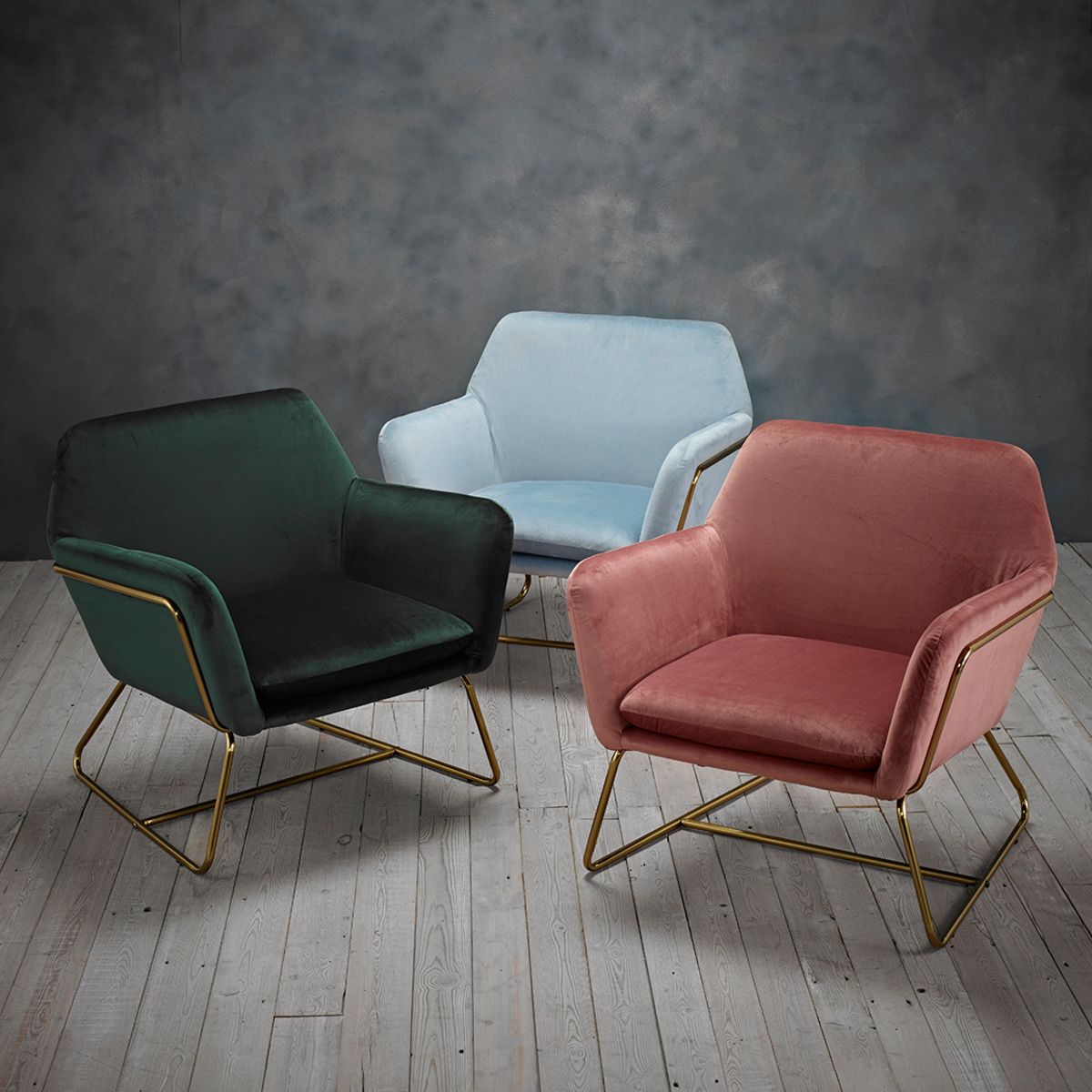 Charles Armchair Vintage Pink