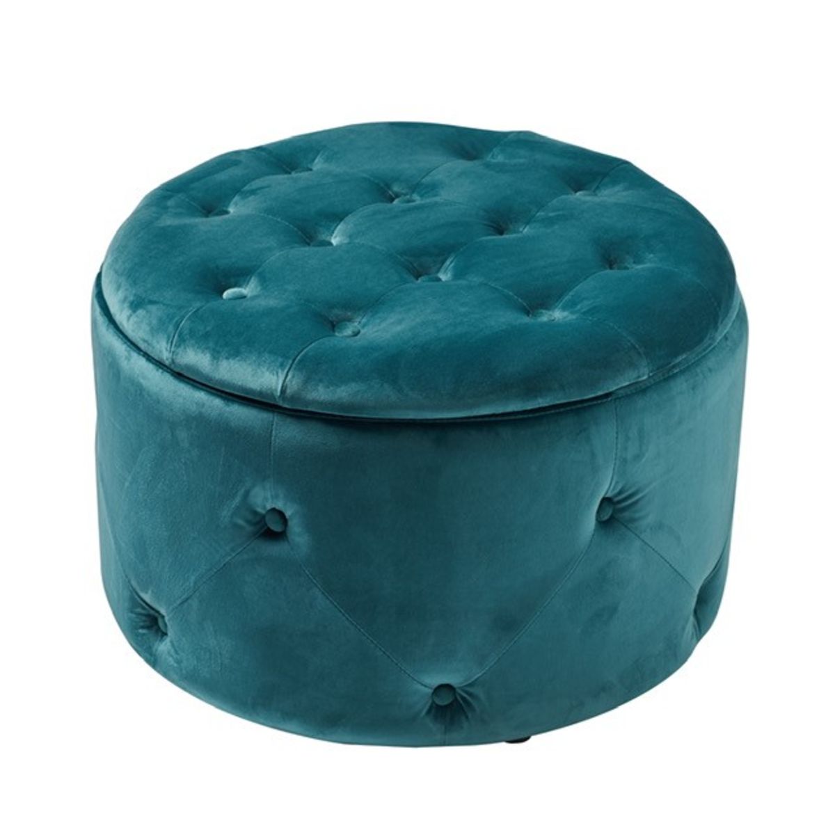 Cleo Storage Pouff Teal