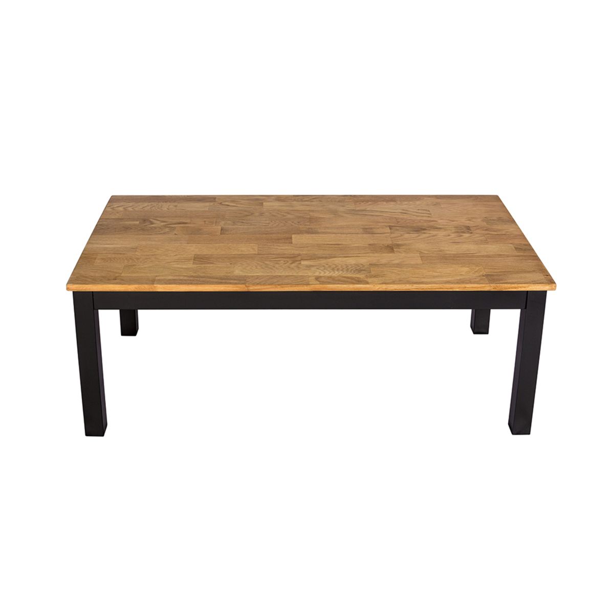 Copenhagen Coffee Table Black Frame-Oiled Wood