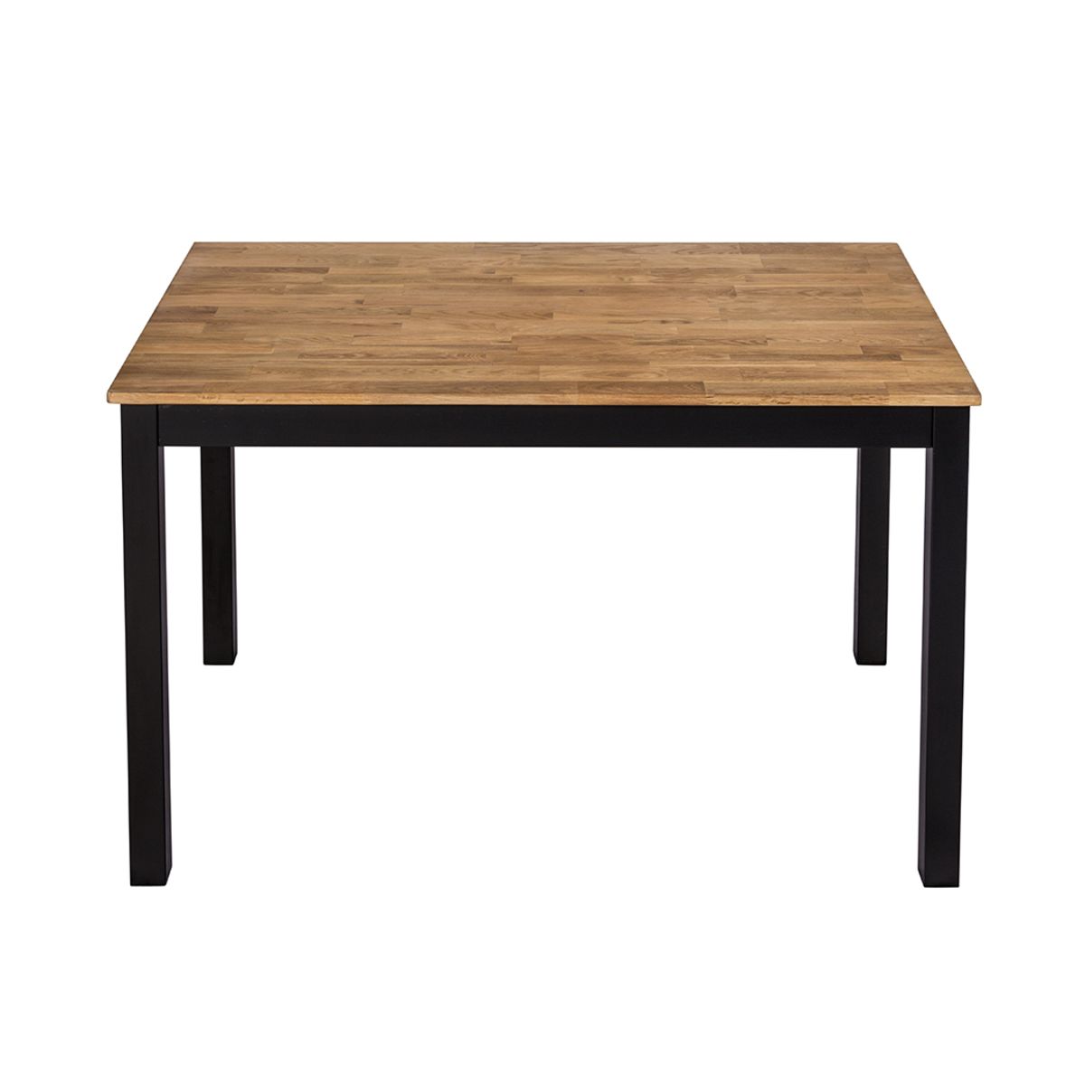 Copenhagen Dining Table Black Frame-Oiled Wood