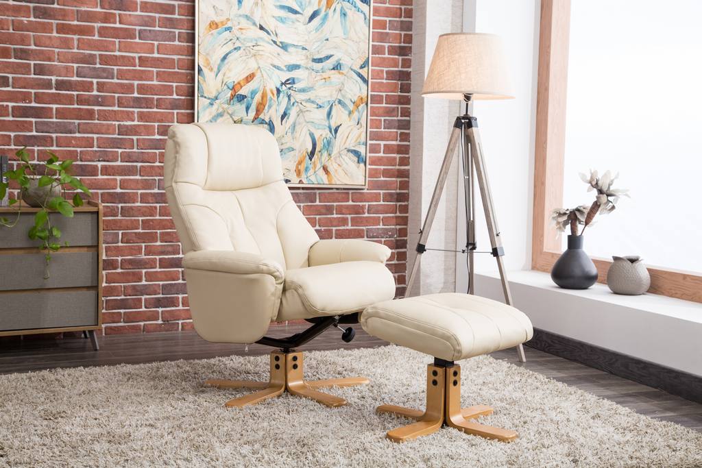 Denver Cream Recliner