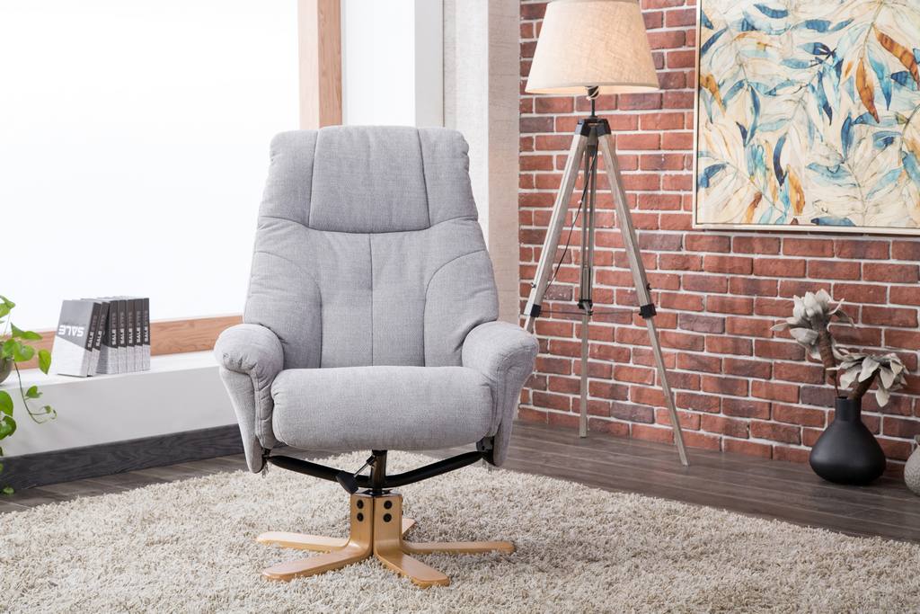 Denver Light Grey Recliner