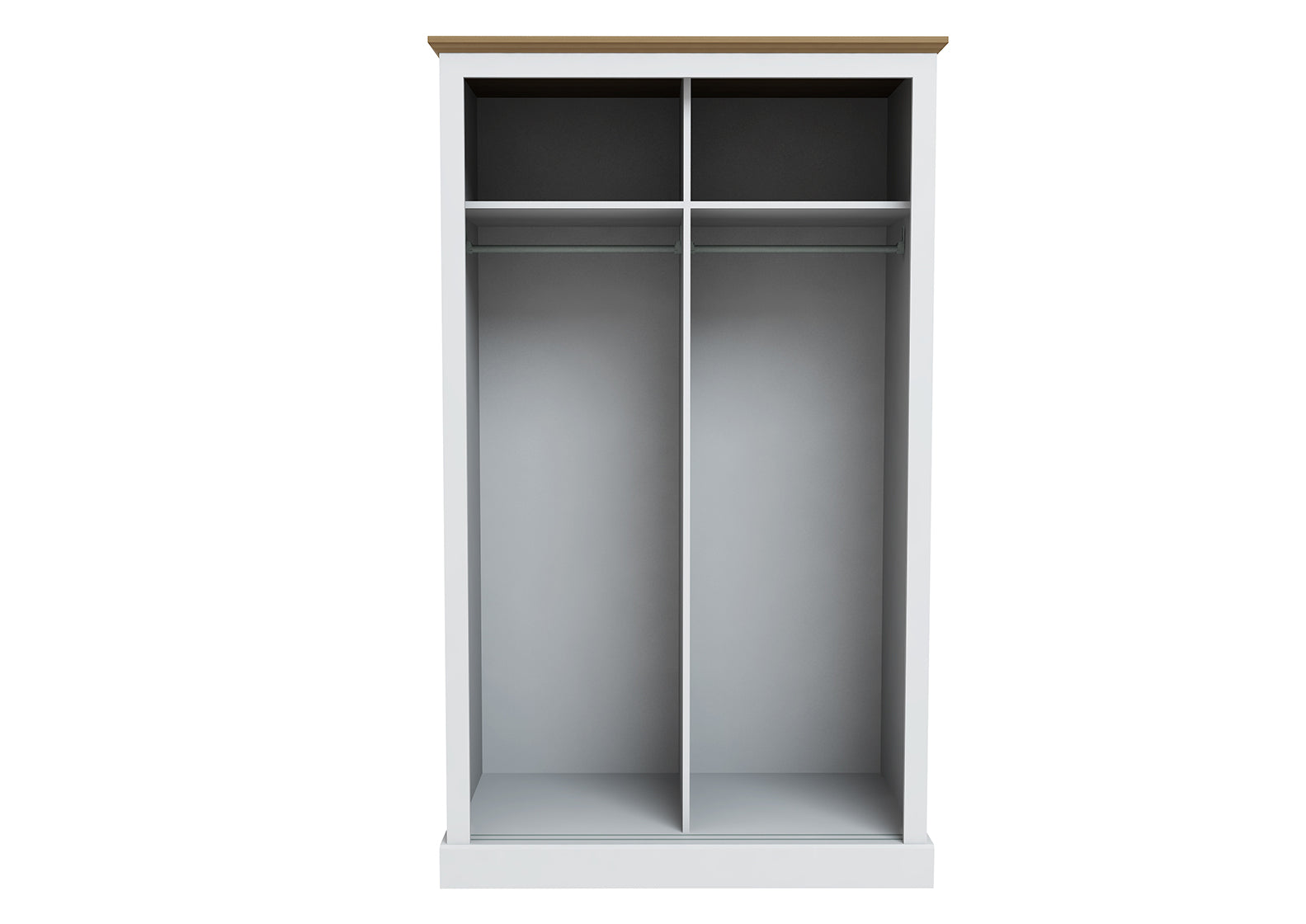 Devon 2 Door Sliding Wardrobe White