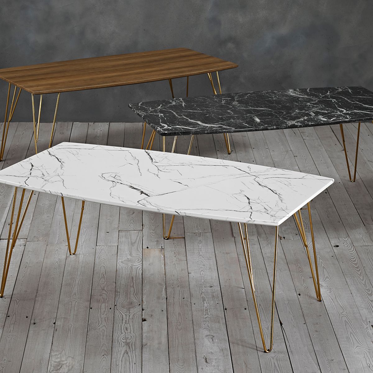 Fusion Coffee Table Black Marble