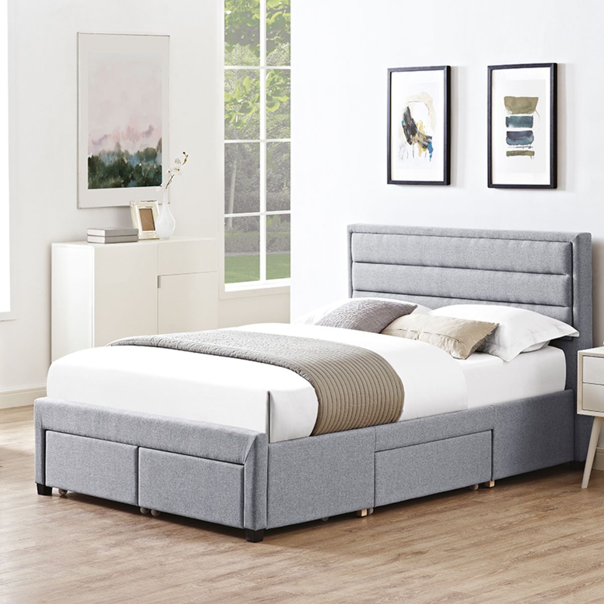 Greenwich 4.6 Double Bed Grey