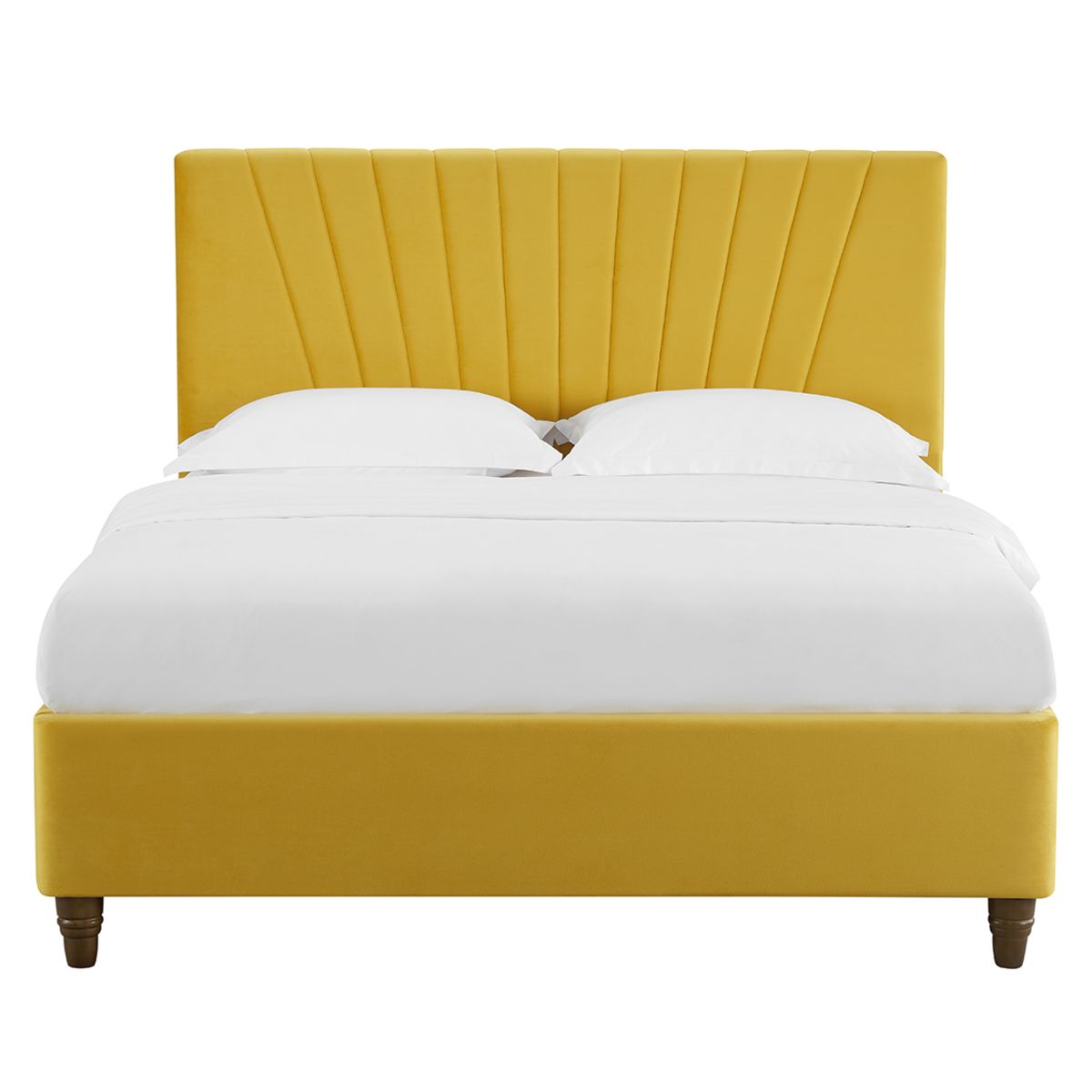 Lexie Double Bed Mustard