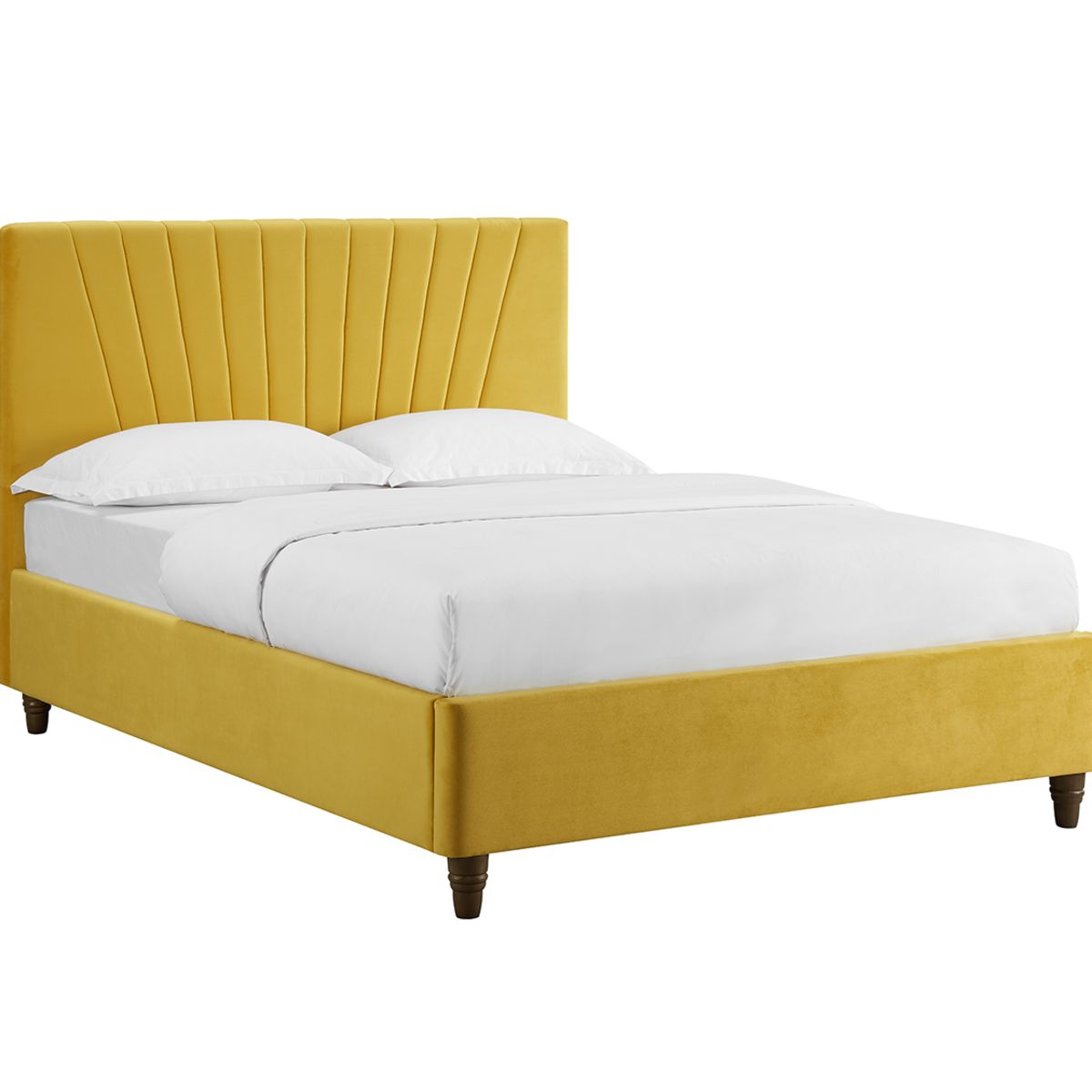 Lexie Double Bed Mustard