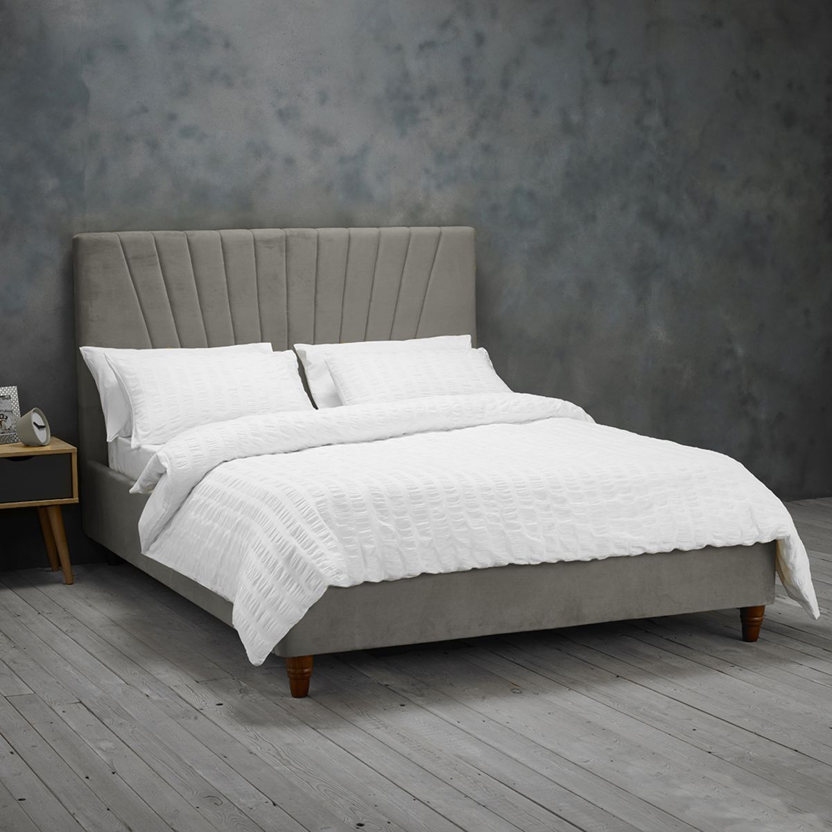 Lexie Kingsize Bed Silver