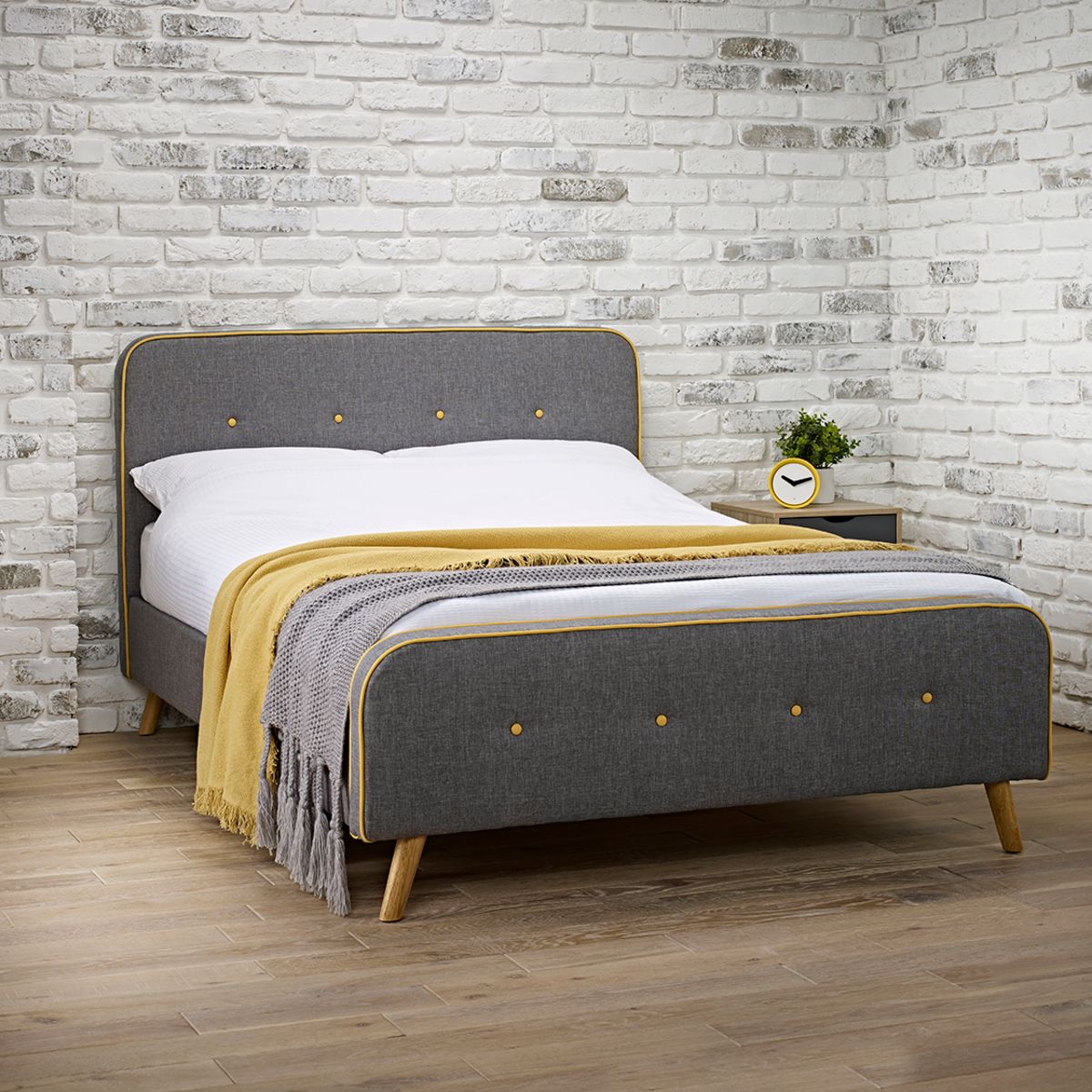 Loft 5.0 Kingsize Bed Grey