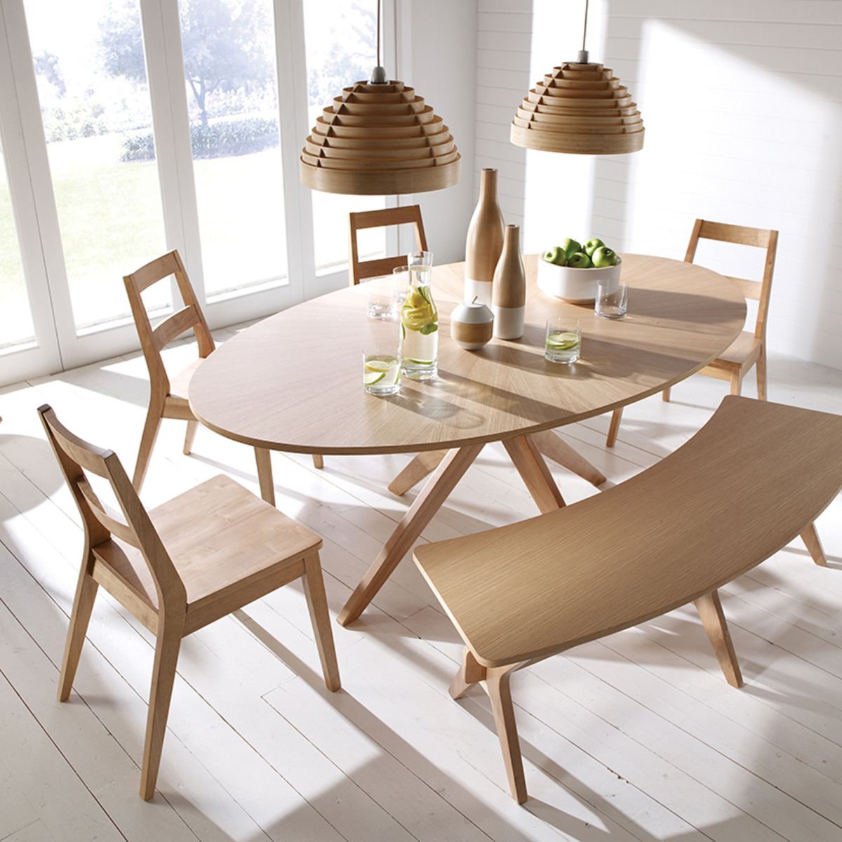 Malmo Dining Table White Oak