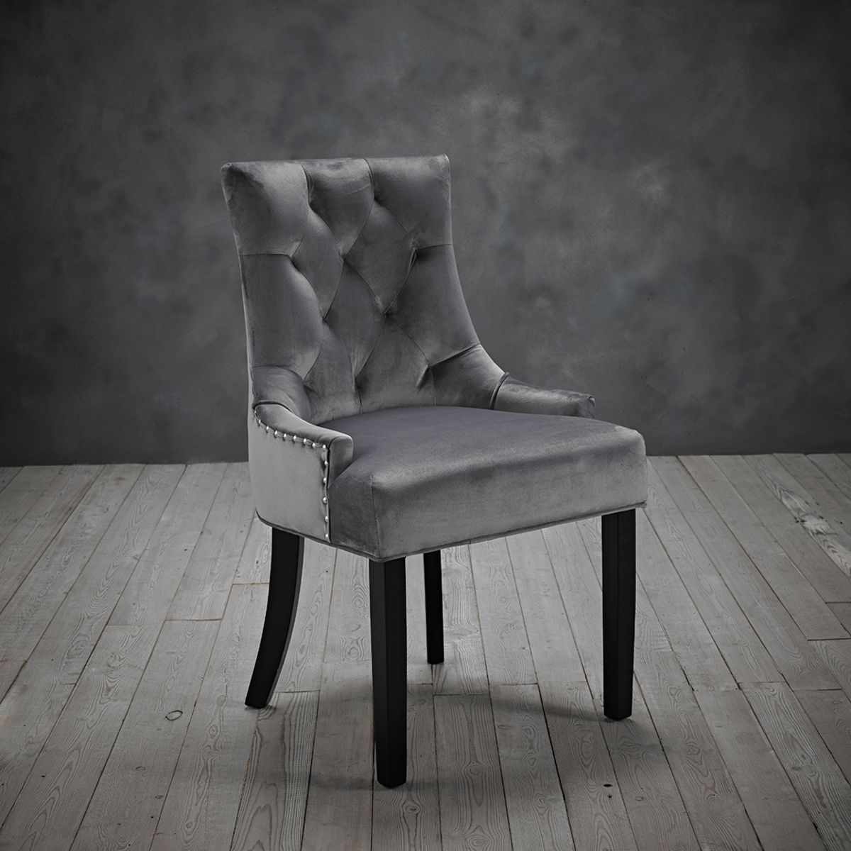 Morgan Chair Grey (Pack Of 2)