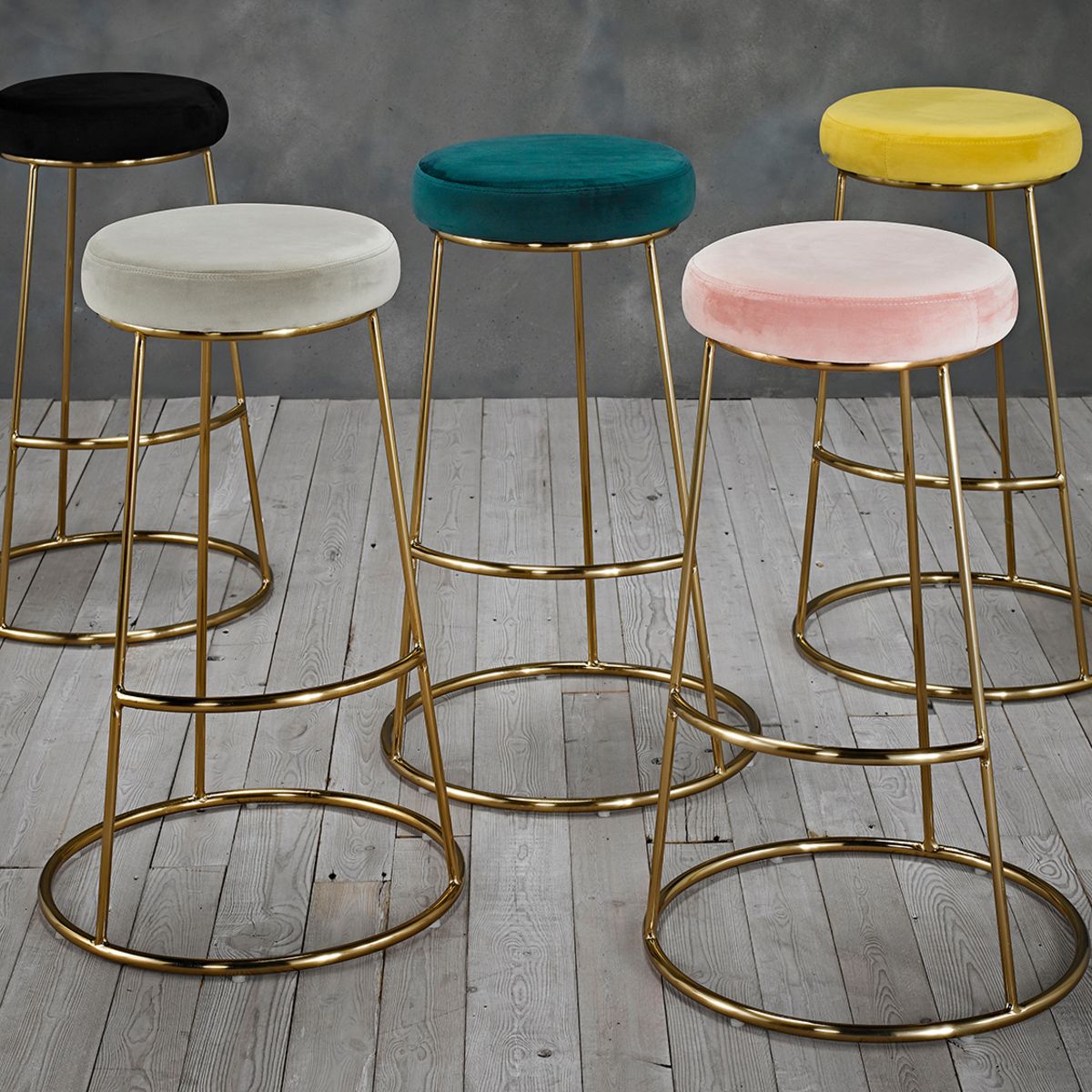 Opera Bar Stool Yellow (Pack of 2)