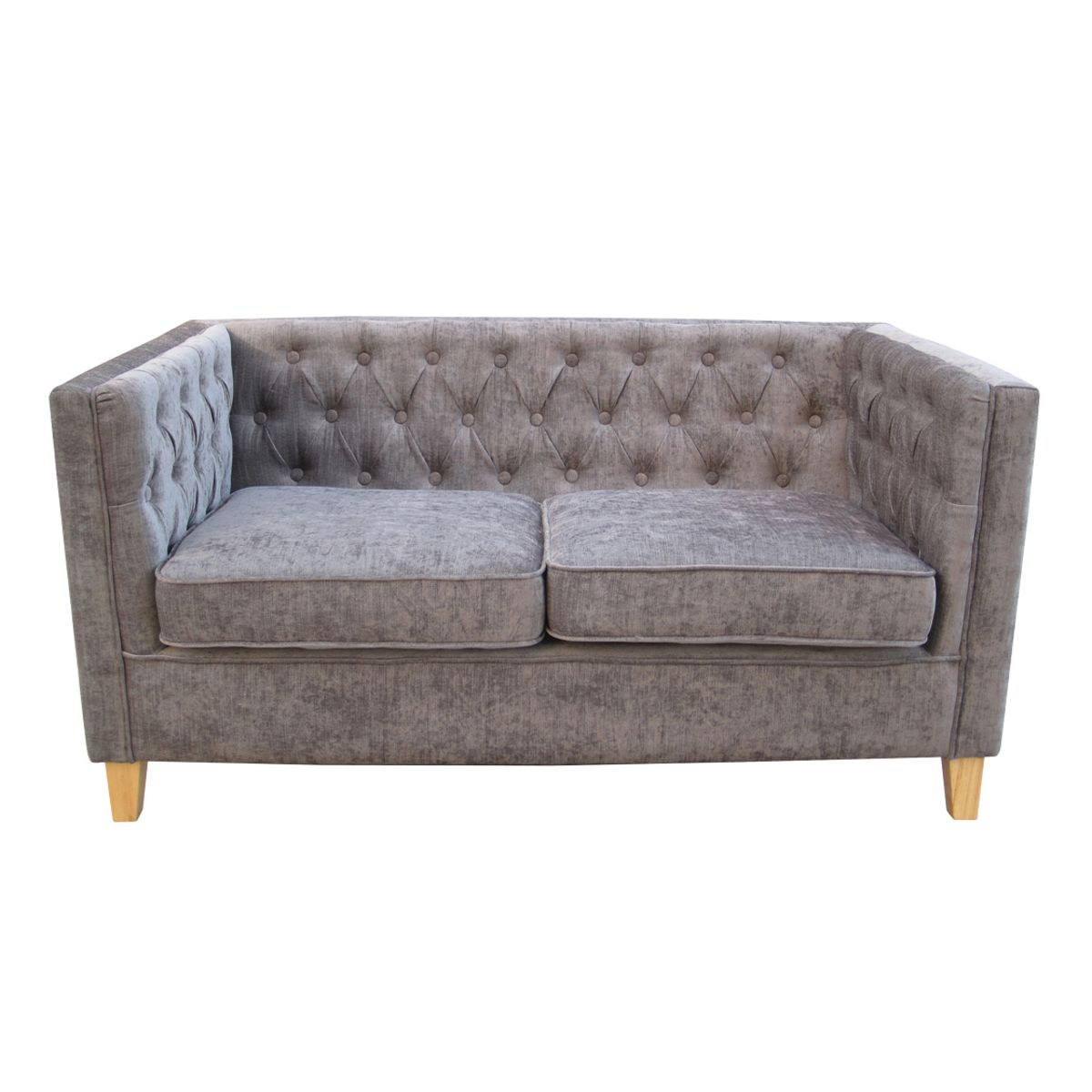 York 2 Seater Sofa Grey