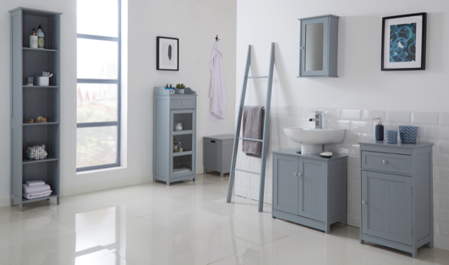 Alaska Low Storage Cabinet Grey