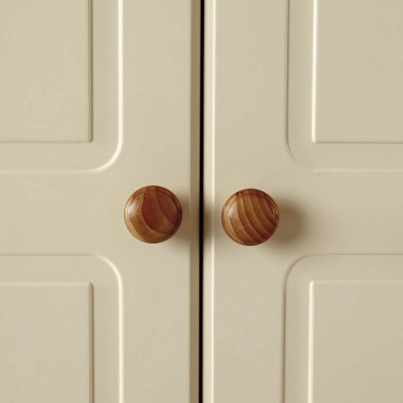 Copenhagen 2 door Wardrobe in Cream/Pine